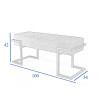 Lavice STRAKOŠ DLK1 100x34