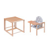 Dětská dřevěná kombinovaná jídelní židlička STRAKOŠ AD 220