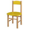 Dřevěná dětská barevná židlička STRAKOŠ AD 251