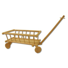 Dřevěný dětský vozíček - žebřiňák AD 261