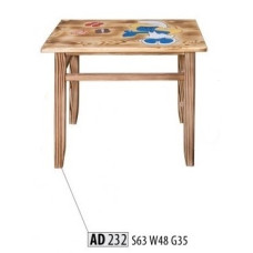 Dřevěný dětský stůl AD 232