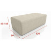 Taburet STRAKOŠ TOP 01 60x130