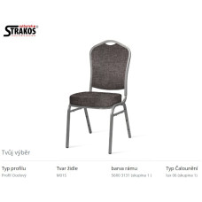 Konferenční stohovatelná židle STRAKOŠ M-STRO - EXPD 979 - výprodej