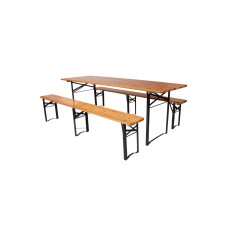 Pivní set STRAKOŠ 220 x 50 cm - WOODY