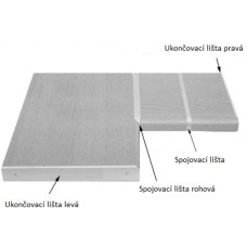 Spojovací lišty kuchyňské desky STRAKOŠ