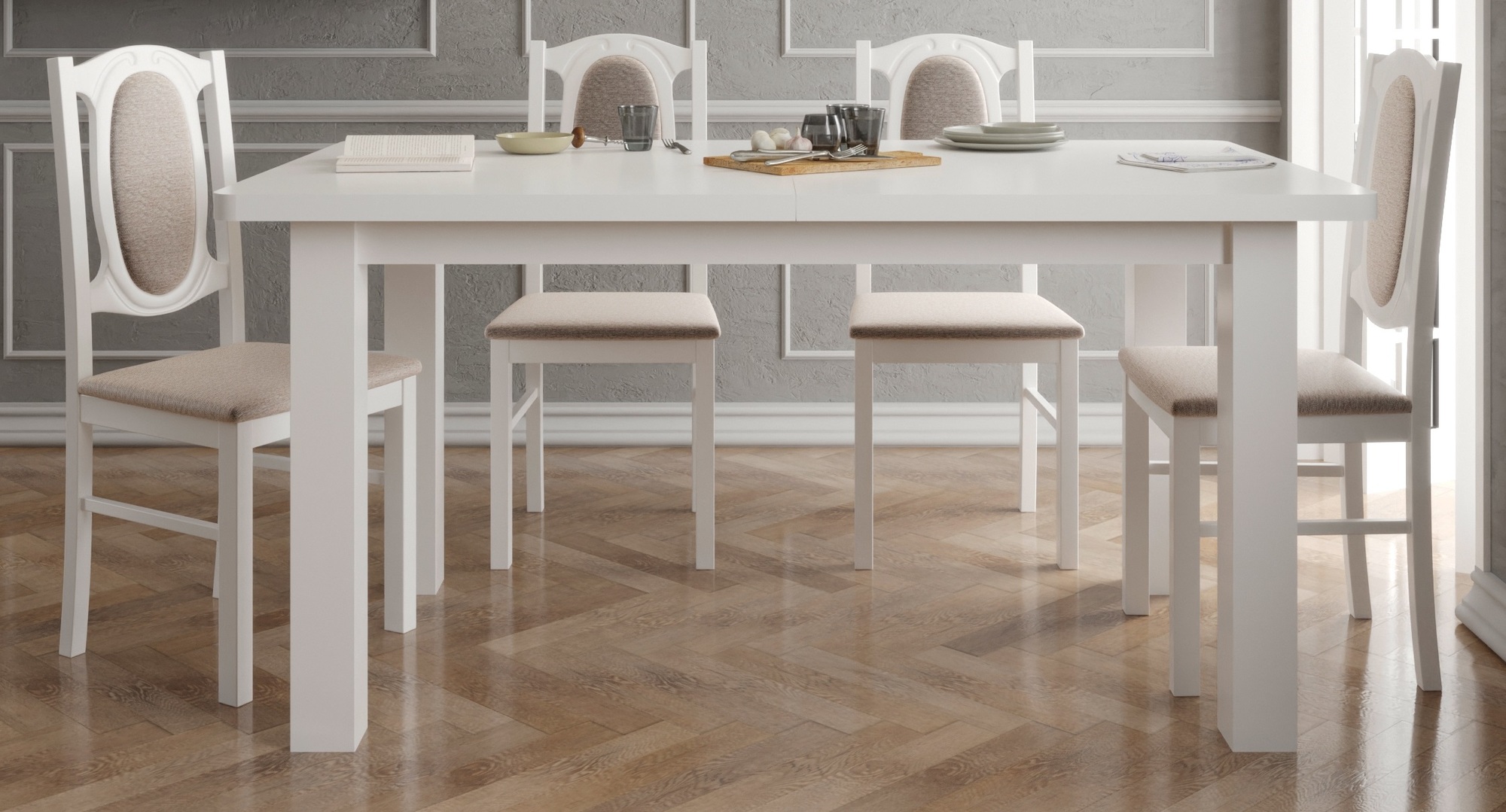 Jídelní set STRAKOŠ 1+4 DSF 15 a DM12