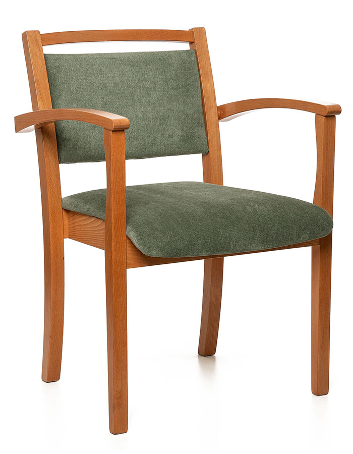 Židle stohovatelna s područkami STRAKOŠ DF2