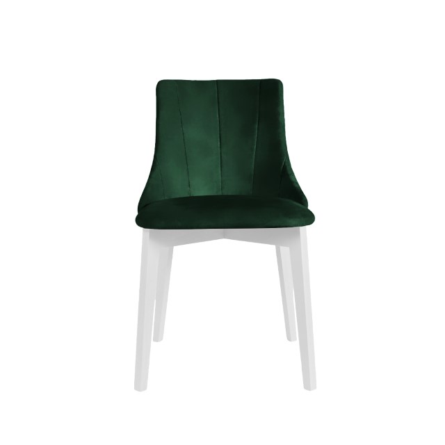 Jídelní židle STRAKOŠ DM61/N - bílá, RIVIERA 38