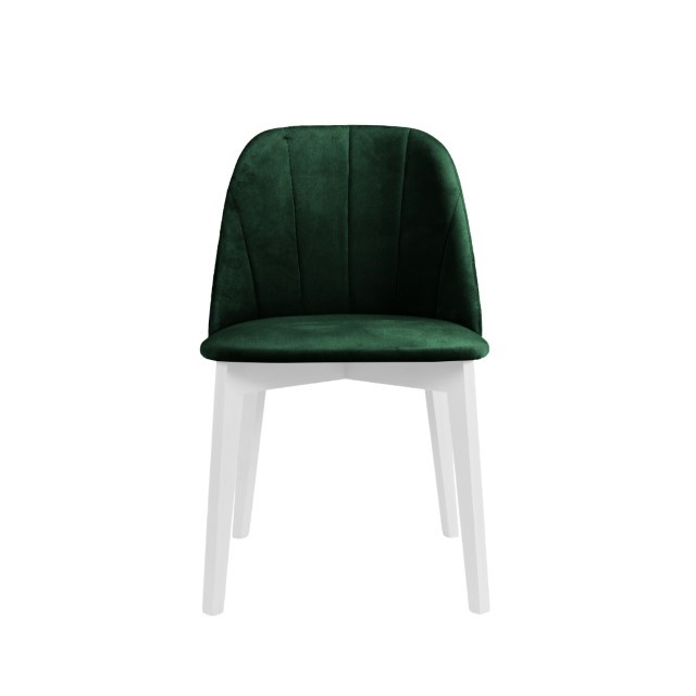 Jídelní židle STRAKOŠ DM68/N - bílá, RIVIERA 38