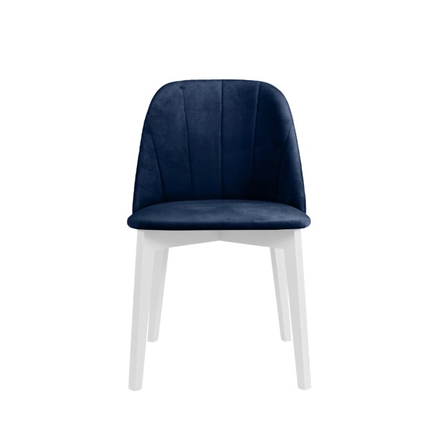 Jídelní židle STRAKOŠ DM68/N - bílá, RIVIERA 81