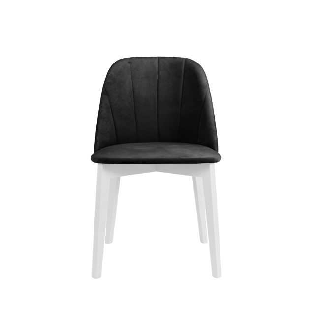 Jídelní židle STRAKOŠ DM68/N - bílá, RIVIERA 96