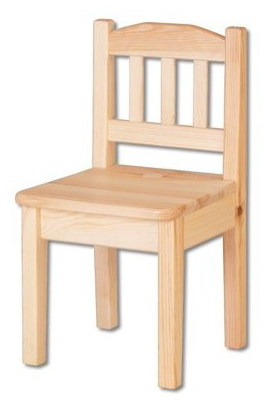 Dřevěná dětská židlička STRAKOŠ  AD 241