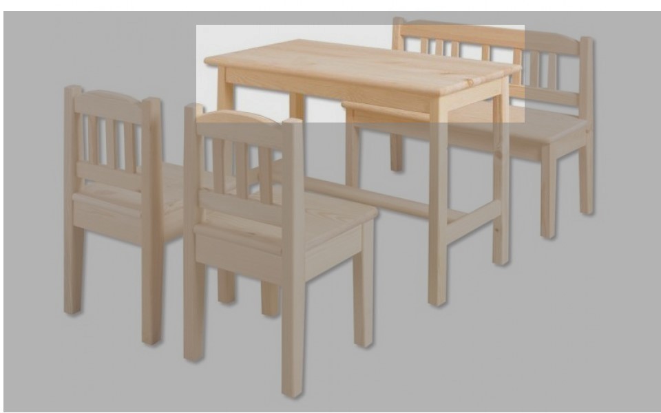 Dřevěný dětský stůl STRAKOŠ AD 242