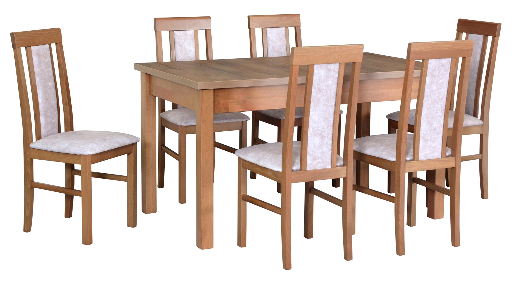 Jídelní set STRAKOŠ 1+6 MO I a N II