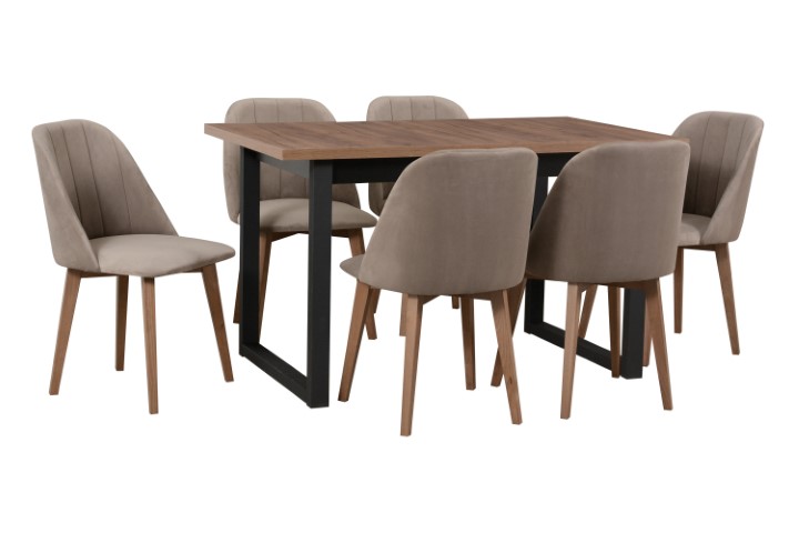 Jídelní set STRAKOŠ 1+6 IK III a MT III