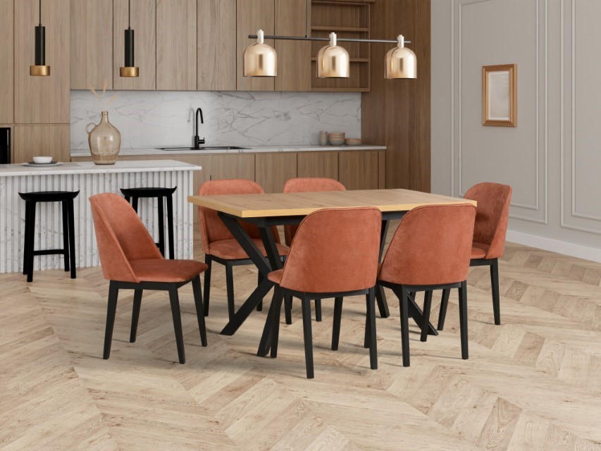 Jídelní set STRAKOŠ 1+6 IK IV a MT I