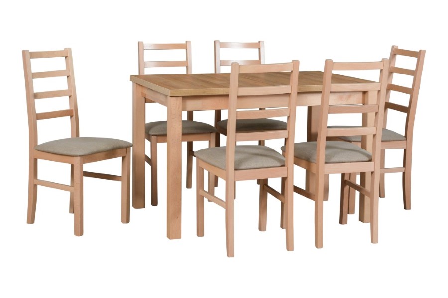 Jídelní set STRAKOŠ 1+6 MA V a N VIII