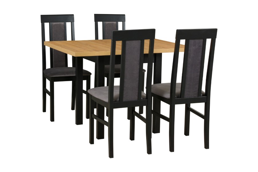 Jídelní set STRAKOŠ 1+4 MA VII a N II