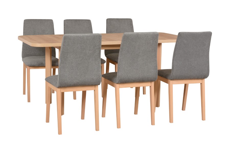 Jídelní set STRAKOŠ 1+6 WE II-P a LU I