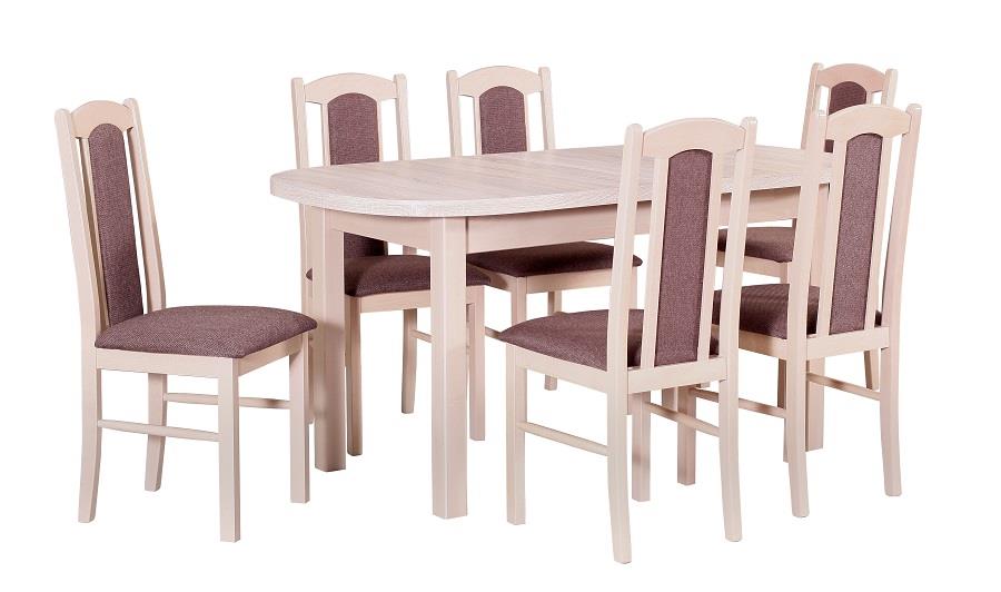 Jídelní set STRAKOŠ 1+6 WE I a B VII