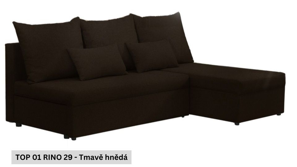 Produktové foto Rozkládací sedací souprava STRAKOŠ TOP 1 s úložným prostorem, rozkládací na spaní