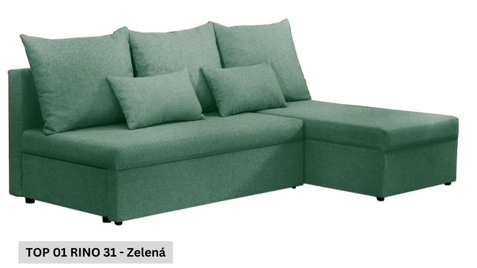 Produktové foto Rozkládací sedací souprava STRAKOŠ TOP 1 s úložným prostorem, rozkládací na spaní