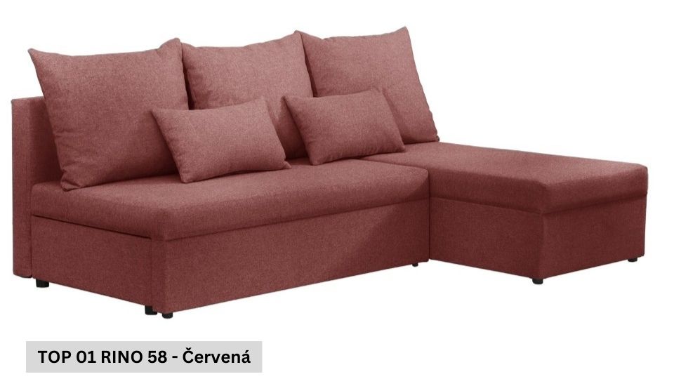 Produktové foto Rozkládací sedací souprava STRAKOŠ TOP 1 s úložným prostorem, rozkládací na spaní