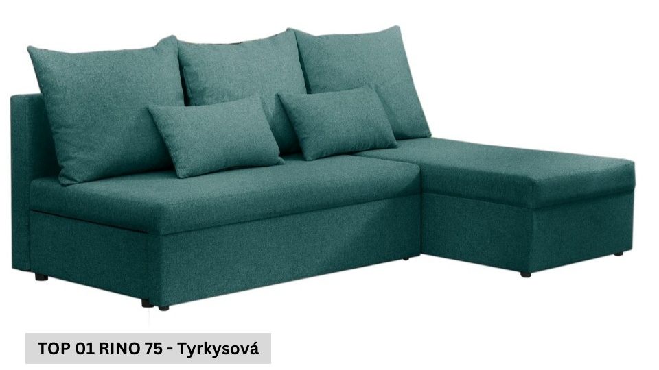 Produktové foto Rozkládací sedací souprava STRAKOŠ TOP 1 s úložným prostorem, rozkládací na spaní