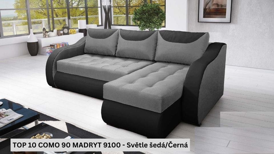 Produktové foto Rozkládací sedací souprava STRAKOŠ TOP 10 s úložným prostorem, rozkládací na spaní