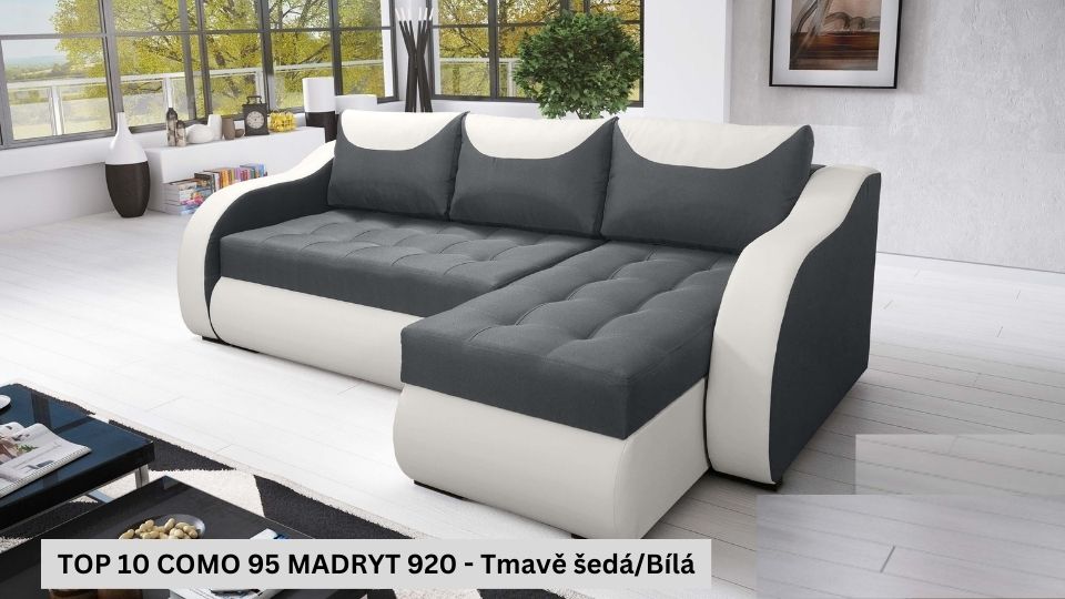 Produktové foto Rozkládací sedací souprava STRAKOŠ TOP 10 s úložným prostorem, rozkládací na spaní