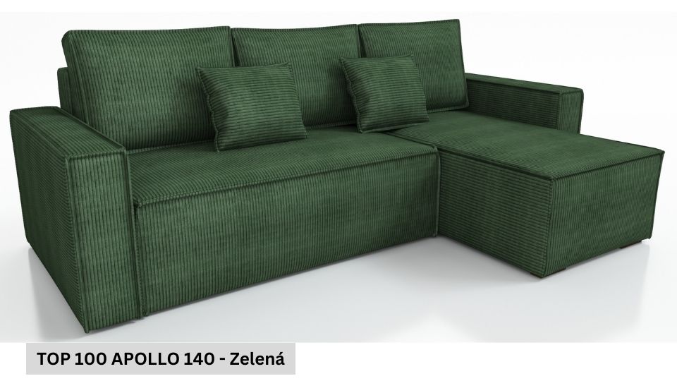 Produktové foto Rozkládací sedací souprava STRAKOŠ TOP 100 s úložným prostorem, rozkládací na spaní