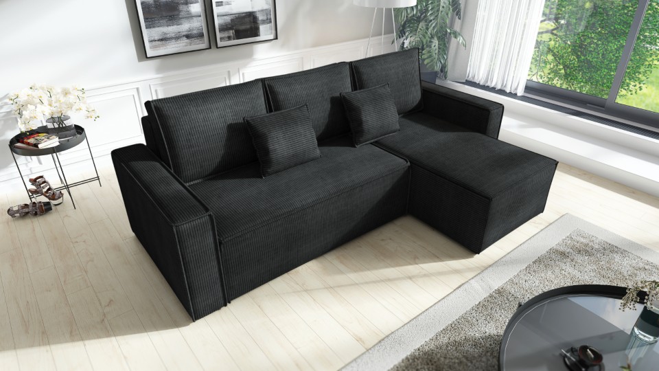 Produktové foto Rozkládací sedací souprava STRAKOŠ TOP 100 s úložným prostorem, rozkládací na spaní