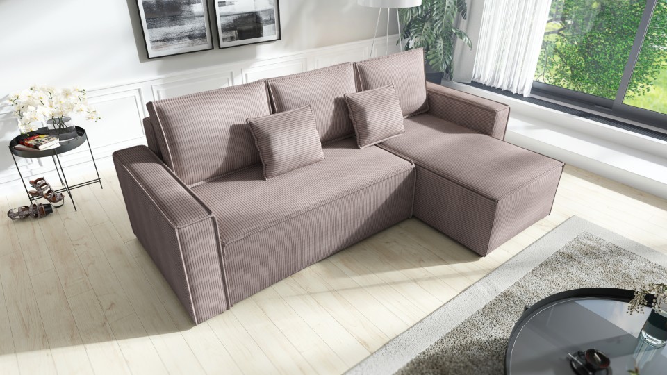 Produktové foto Rozkládací sedací souprava STRAKOŠ TOP 100 s úložným prostorem, rozkládací na spaní