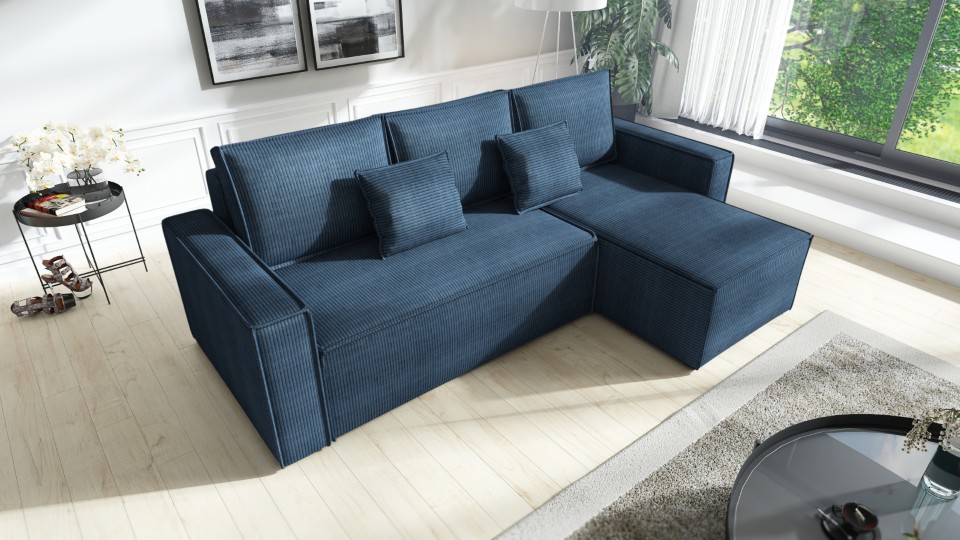 Produktové foto Rozkládací sedací souprava STRAKOŠ TOP 100 s úložným prostorem, rozkládací na spaní