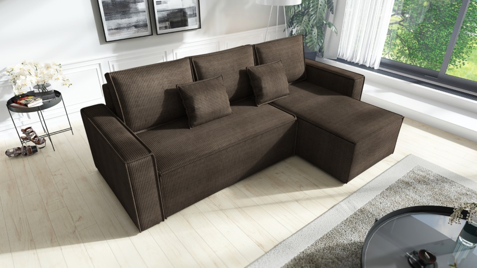 Produktové foto Rozkládací sedací souprava STRAKOŠ TOP 100 s úložným prostorem, rozkládací na spaní