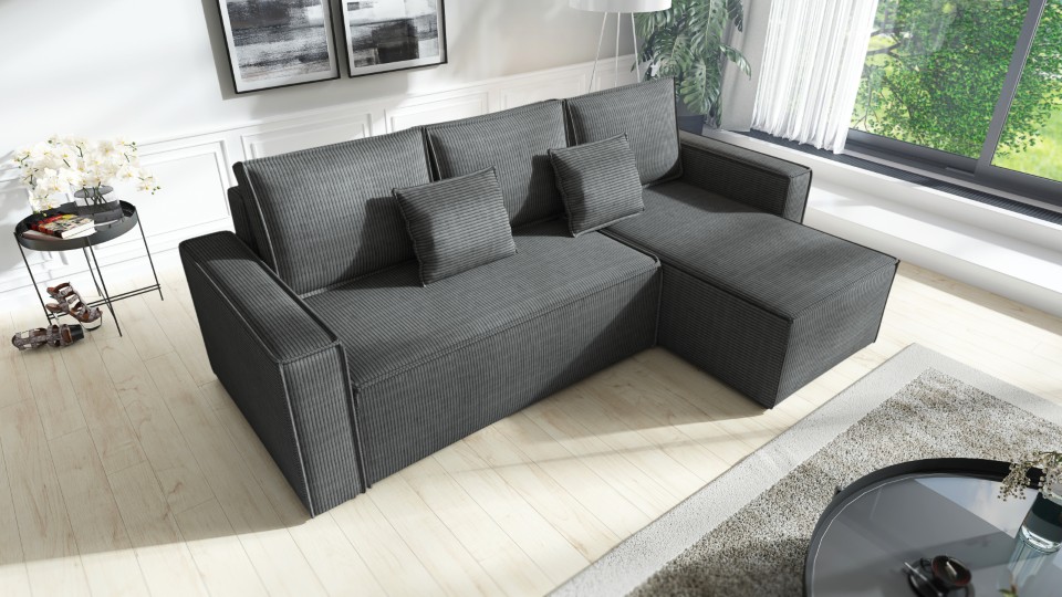 Produktové foto Rozkládací sedací souprava STRAKOŠ TOP 100 s úložným prostorem, rozkládací na spaní