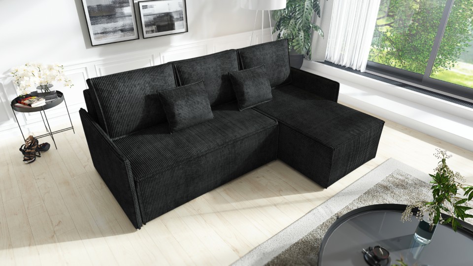 Produktové foto Rozkládací sedací souprava STRAKOŠ TOP 101 s úložným prostorem, rozkládací na spaní