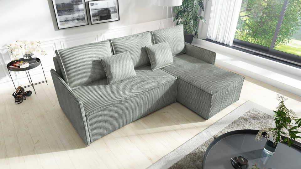 Produktové foto Rozkládací sedací souprava STRAKOŠ TOP 101 s úložným prostorem, rozkládací na spaní