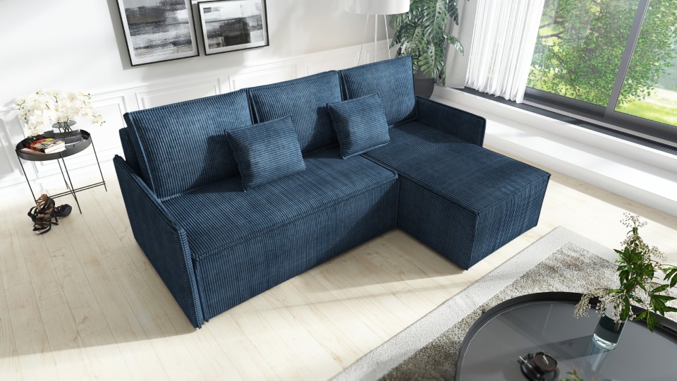 Produktové foto Rozkládací sedací souprava STRAKOŠ TOP 101 s úložným prostorem, rozkládací na spaní