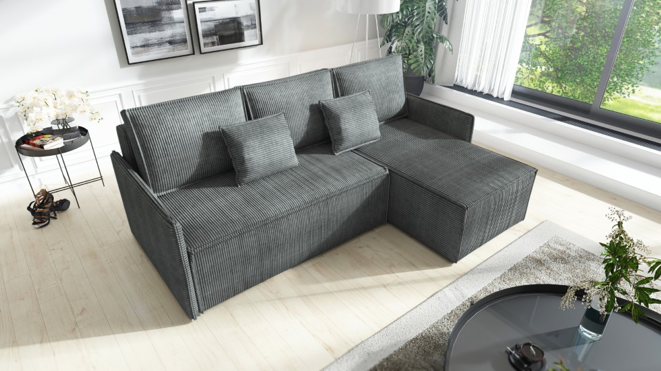 Produktové foto Rozkládací sedací souprava STRAKOŠ TOP 101 s úložným prostorem, rozkládací na spaní