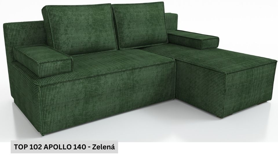 Produktové foto Rozkládací sedací souprava STRAKOŠ TOP 102 s úložným prostorem, rozkládací na spaní