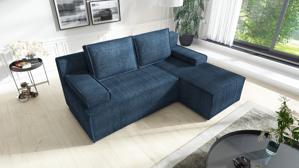 Produktové foto Rozkládací sedací souprava STRAKOŠ TOP 102 s úložným prostorem, rozkládací na spaní