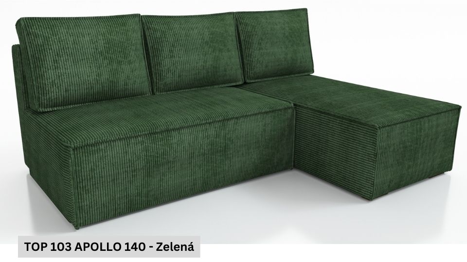 Produktové foto Rozkládací sedací souprava STRAKOŠ TOP 103 s úložným prostorem, rozkládací na spaní