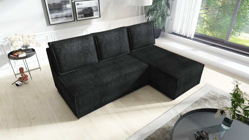 Produktové foto Rozkládací sedací souprava STRAKOŠ TOP 103 s úložným prostorem, rozkládací na spaní