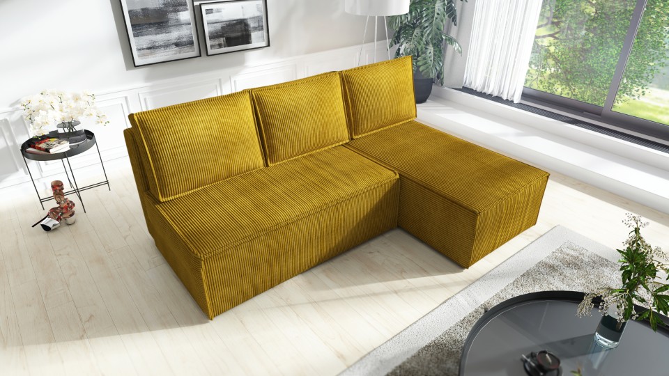 Produktové foto Rozkládací sedací souprava STRAKOŠ TOP 103 s úložným prostorem, rozkládací na spaní