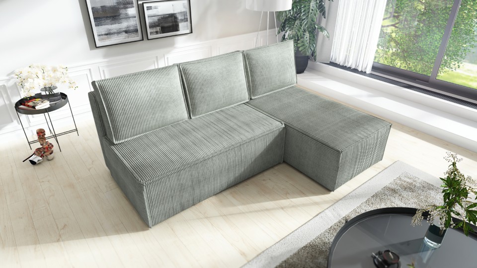 Produktové foto Rozkládací sedací souprava STRAKOŠ TOP 103 s úložným prostorem, rozkládací na spaní