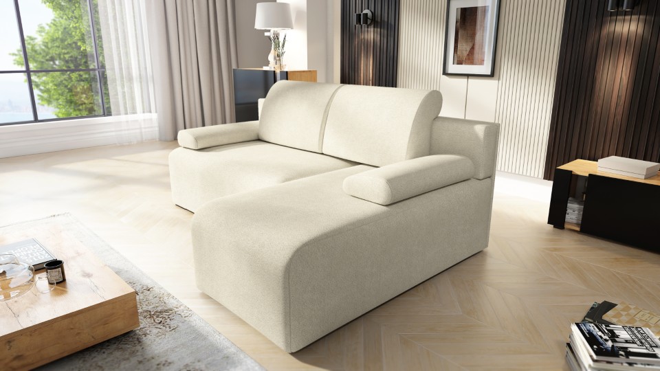 Produktové foto Rozkládací sedací souprava STRAKOŠ TOP 108 s úložným prostorem, rozkládací na spaní