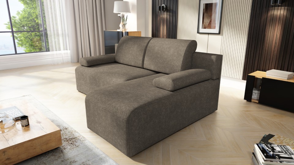 Produktové foto Rozkládací sedací souprava STRAKOŠ TOP 108 s úložným prostorem, rozkládací na spaní