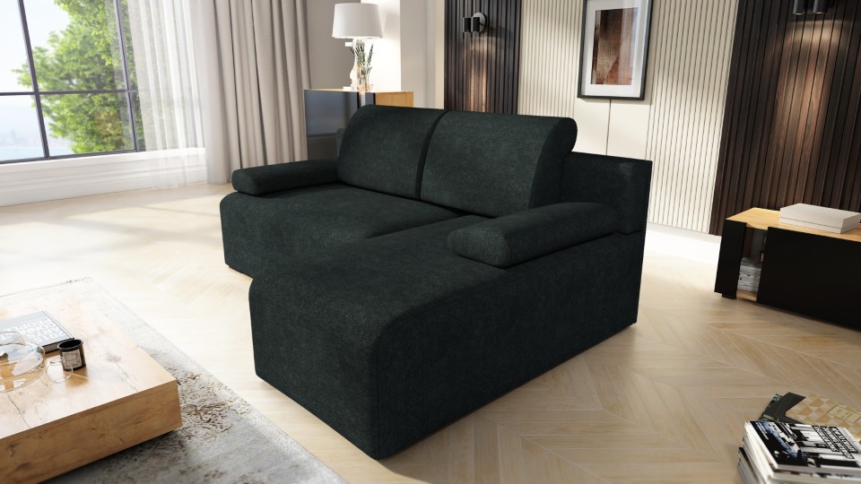 Produktové foto Rozkládací sedací souprava STRAKOŠ TOP 108 s úložným prostorem, rozkládací na spaní