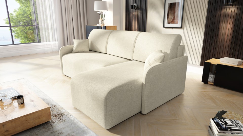 Produktové foto Rozkládací sedací souprava STRAKOŠ TOP 109 s úložným prostorem, rozkládací na spaní